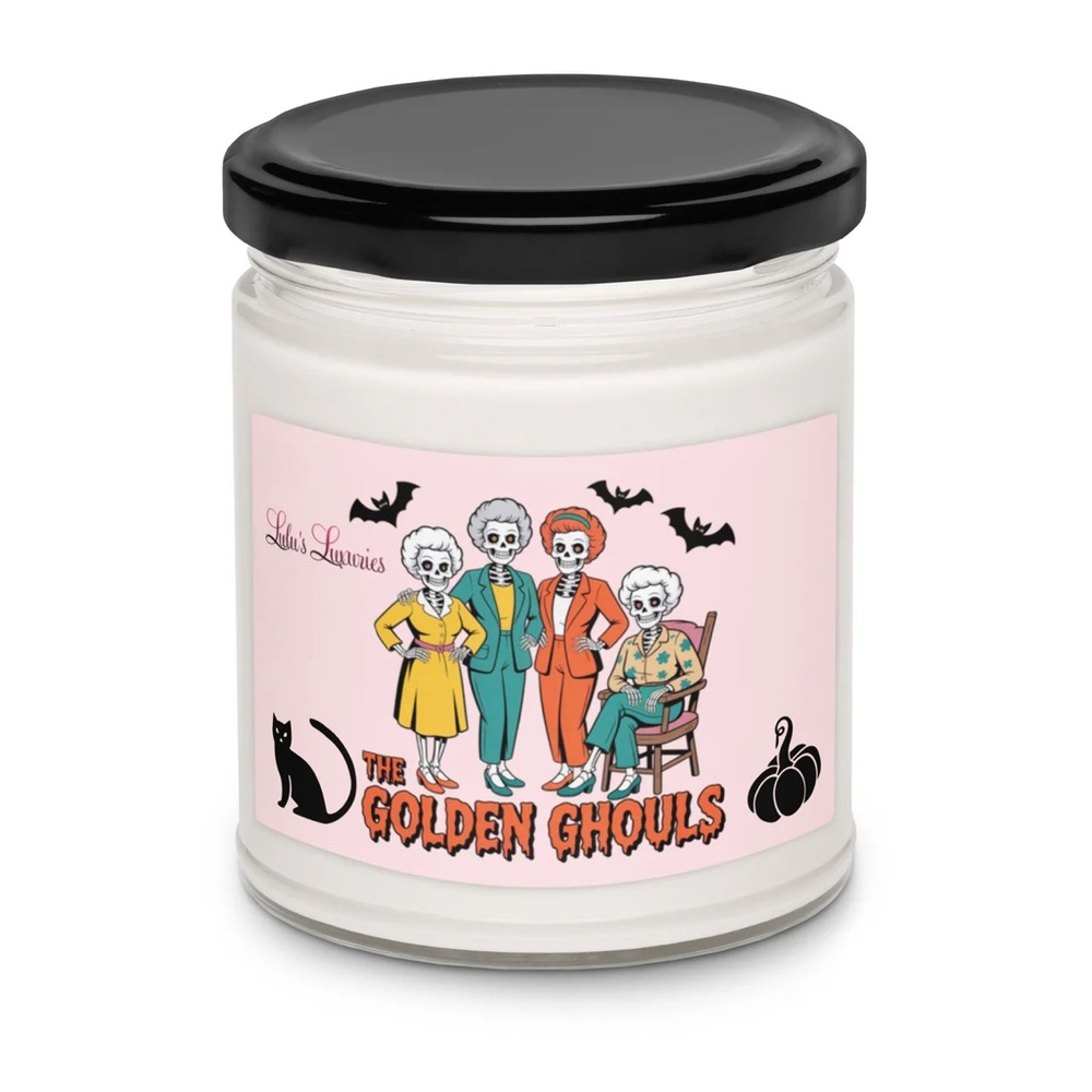New In Packaging: Golden Ghouls Soy Wax Candle - White